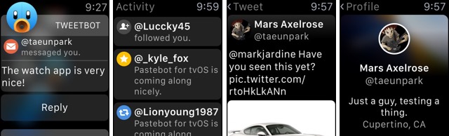 Известный Twitter-клиент Tweetbot теперь работает на Apple Watch