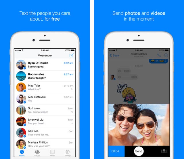 Facebook Messenger для iOS теперь с поддержкой 3D Touch