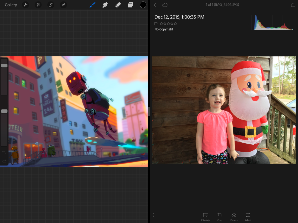 Adobe Lightroom для iOS обновился поддержкой 3D Touch, Split View и iPad Pro
