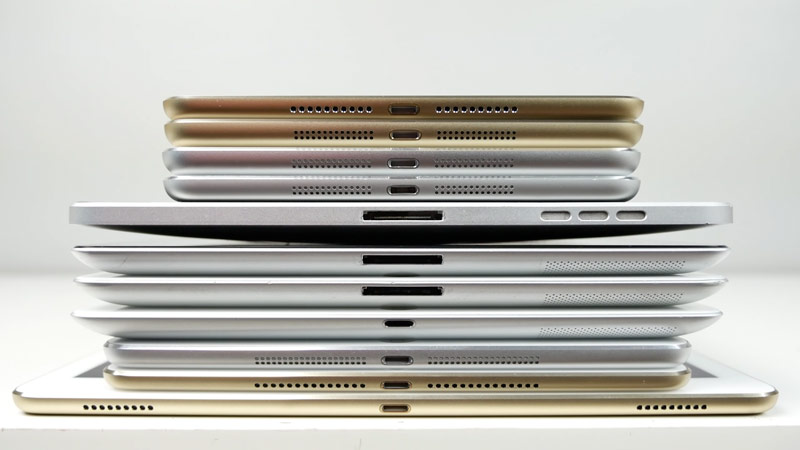 Сравнение скорости работы iPad всех поколений (видео)