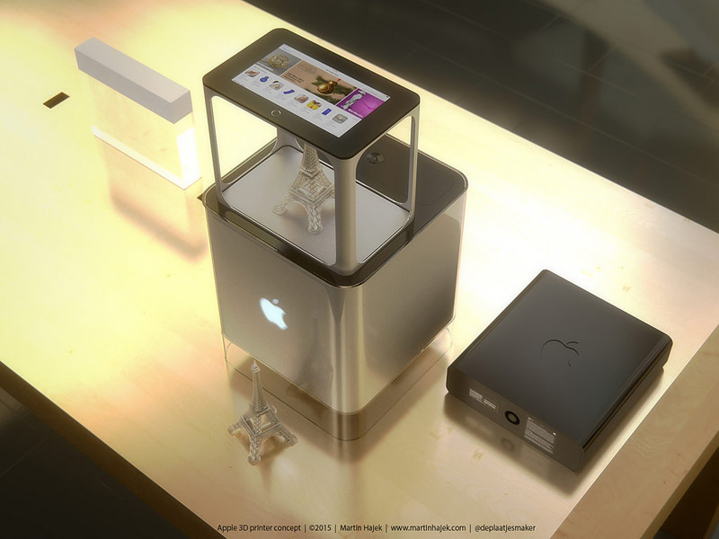 iPrinter — концепт 3D-принтера основанный на патенте Apple