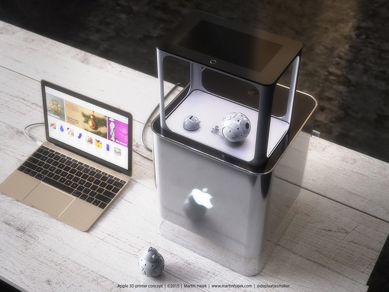 iPrinter — концепт 3D-принтера основанный на патенте Apple