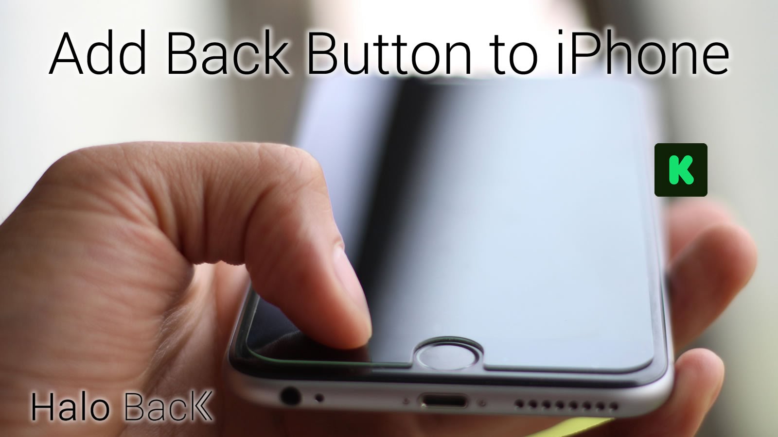 Защитное стекло для iPhone с кнопкой «Назад» поступило в продажу