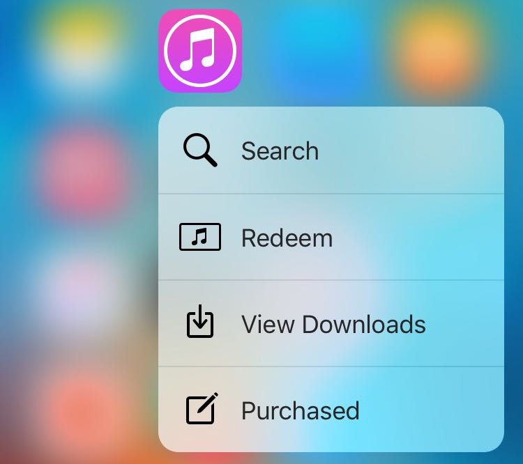 Новые ссылки 3D Touch, добавленные в iOS 9.3