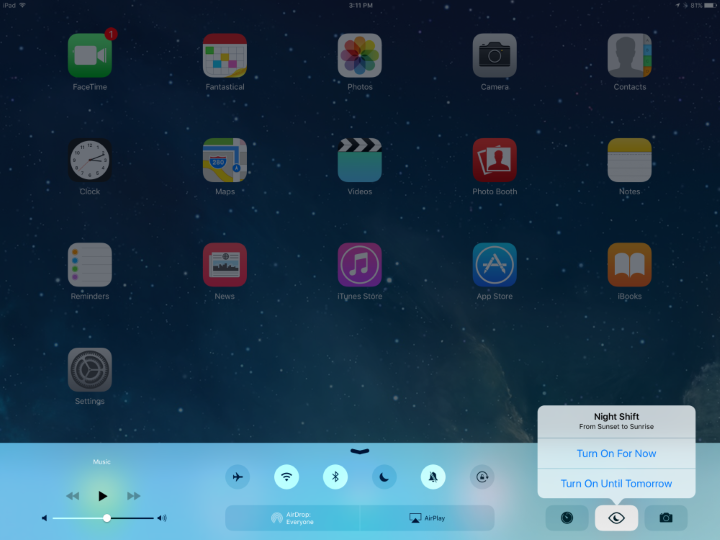 Полный список изменений iOS 9.3 beta 2
