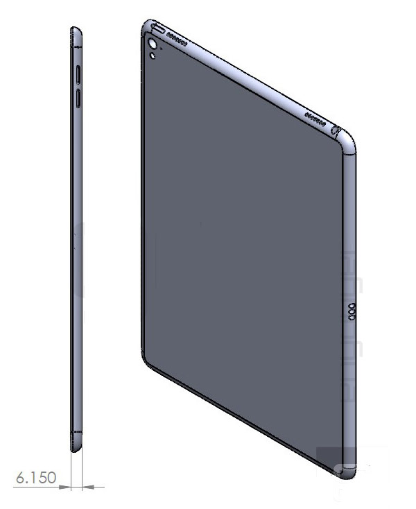 В Сеть попали инженерные чертежи iPad Air 3