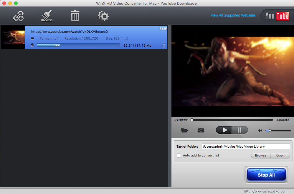 Обзор WinX HD Video Converter for Mac