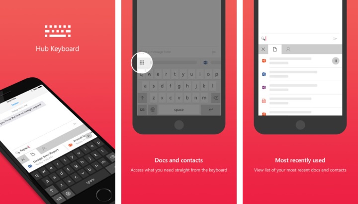 Hub Keyboard — клавиатура для iPhone от Microsoft
