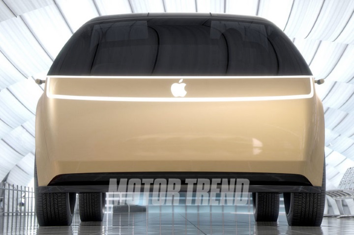 Необычный концепт первого электромобиля Apple от журнала Motor Trend