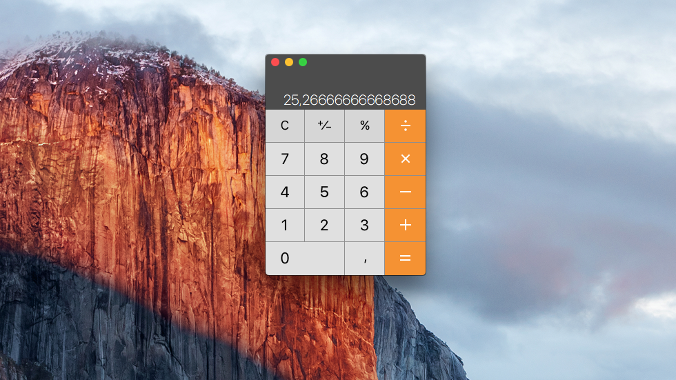 Как использовать Калькулятор на Mac в качестве конвертера