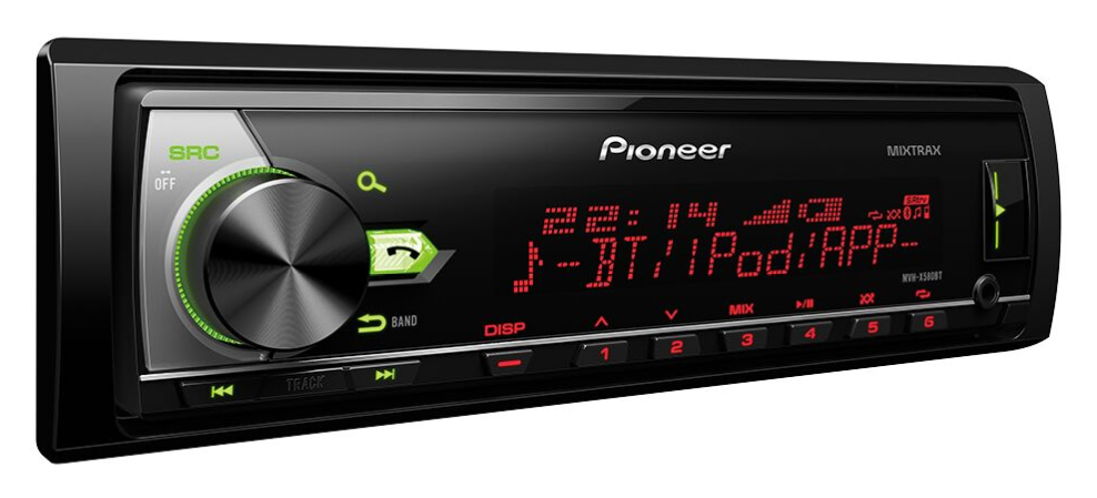 Pioneer анонсировала новые головные устройства MVH-X580BT и FH-X730BT