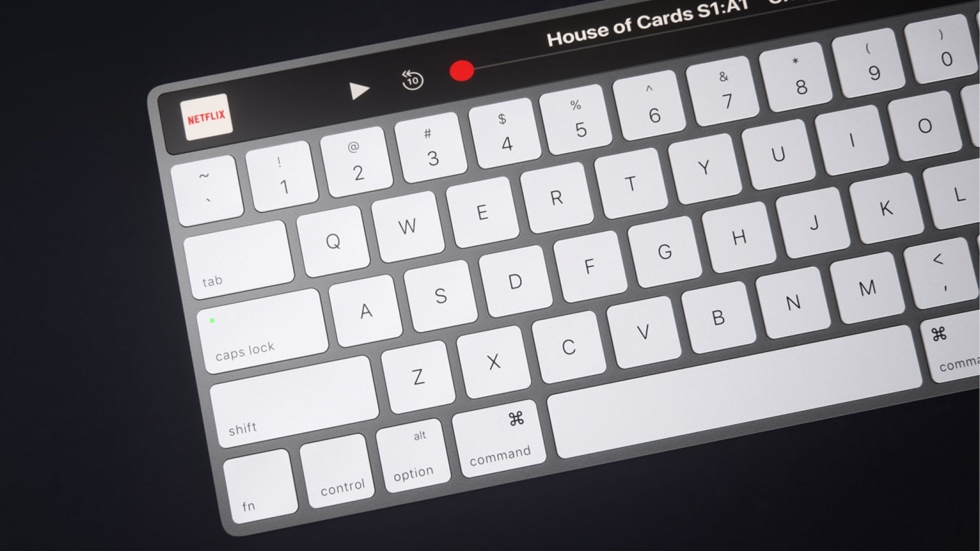 Концепт Apple Keyboard с OLED-экраном