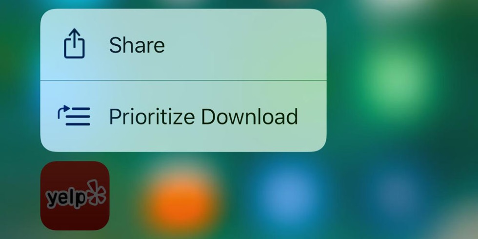 iOS 10 позволяет устанавливать приоритет загрузки приложений при восстановлении из резервной копии iCloud