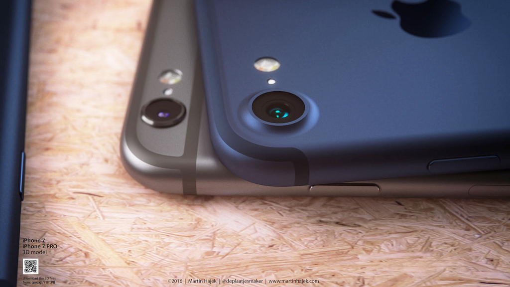 Вот как может выглядеть темно-синий iPhone 7