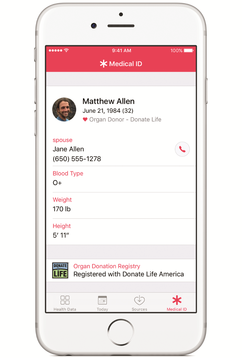 iOS 10 позволит владельцам iPhone записаться в базу доноров органов