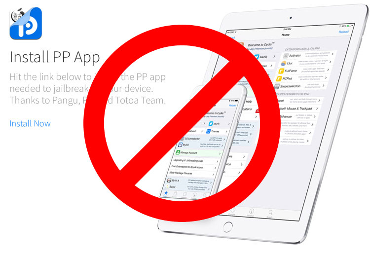 Джейлбрейк iOS 9.3.3 больше нельзя сделать без использования компьютера