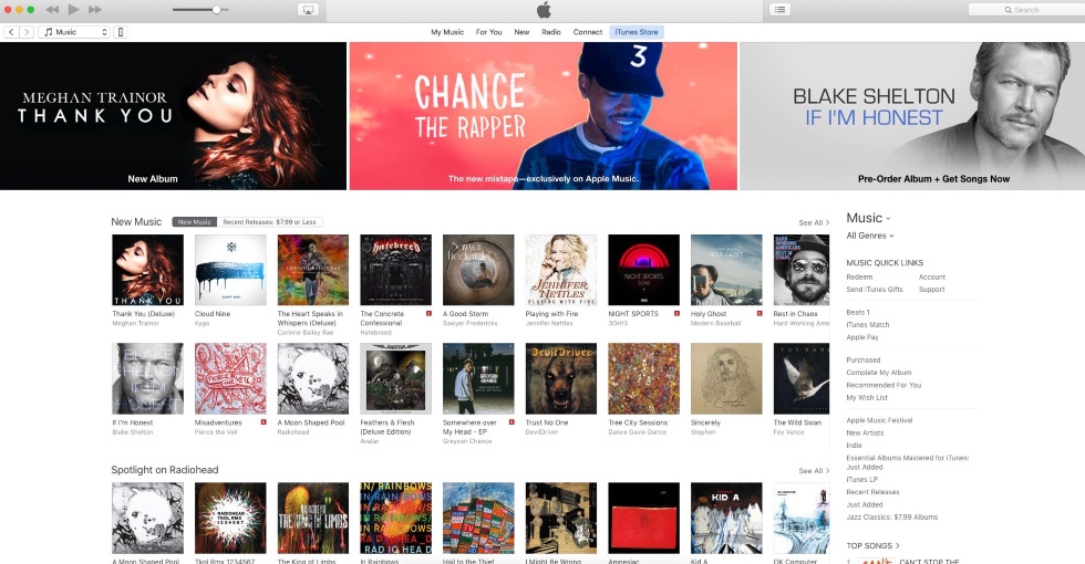 Apple выпустила iTunes 12.4.3