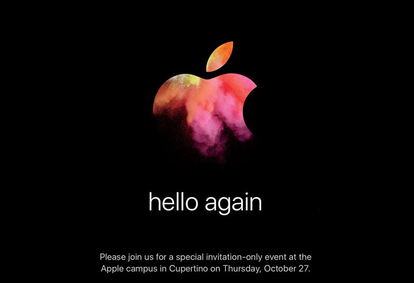 Официально: презентация Apple состоится 27 октября