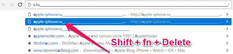 Как удалить подсказки в адресной строке Google Chrome на Windows и Mac