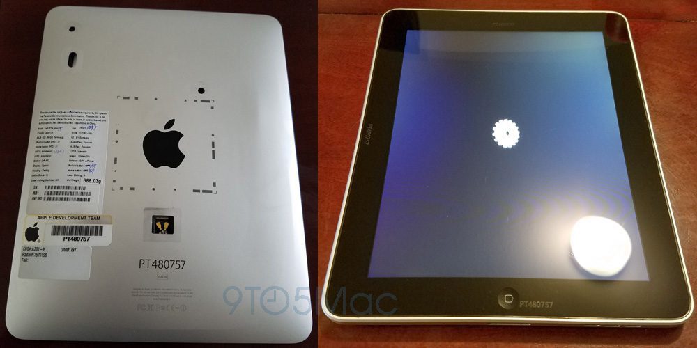 Фотографии прототипа первого iPad