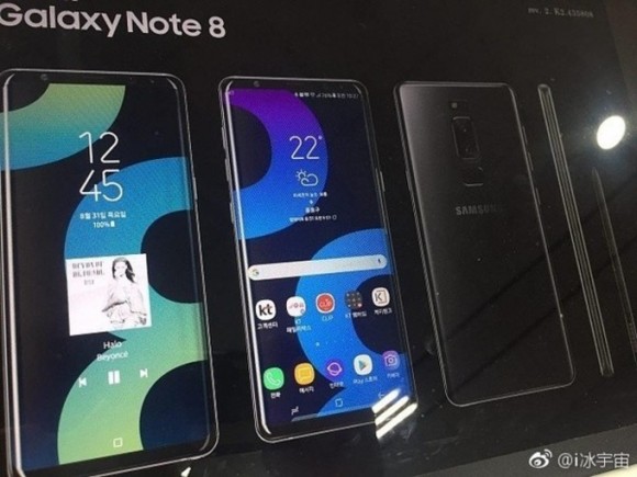 Горячо: фотографии настоящего Samsung Galaxy Note 8