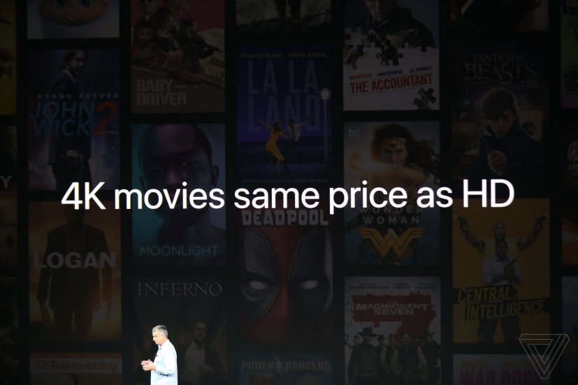 В iTunes Store появятся фильмы с разрешением 4K по цене HD-фильмов