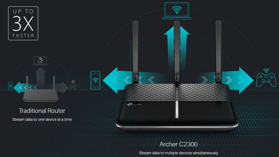 TP-Link презентовала сверхбыстрый роутер Archer C2300