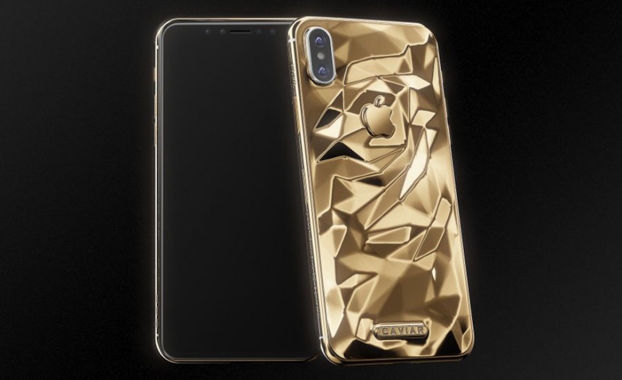 Российская компания выпустила iPhone X в корпусе из «жидкого золота»