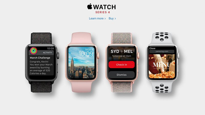 Apple зарегистрировала новые Apple Watch Series 4 в преддверии презентации