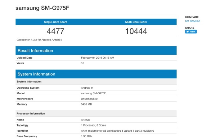 Еще не вышедший флагман Samsung Galaxy S10+ медленнее iPhone XS