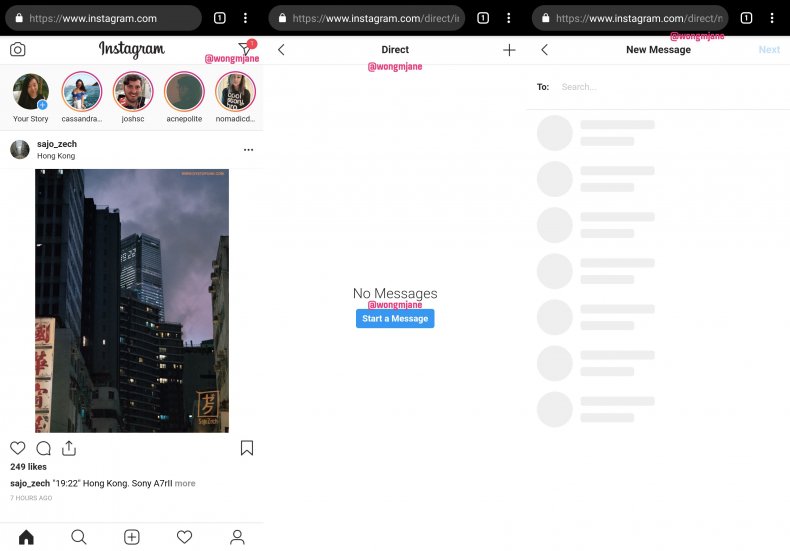 В веб-версии Instagram появится долгожданная возможность переписываться